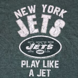 NFL Team Apparel Women's Green/Gray Tee